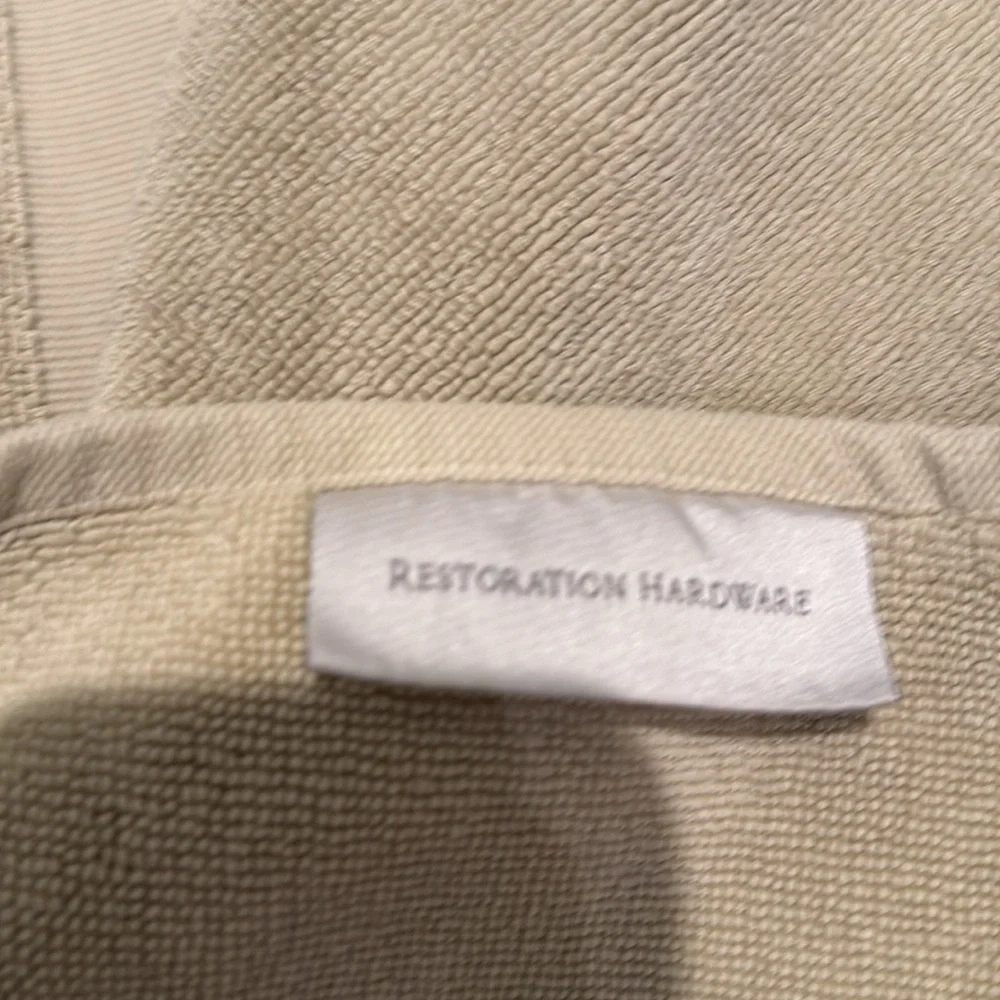 Restoration Hardware bath mat.